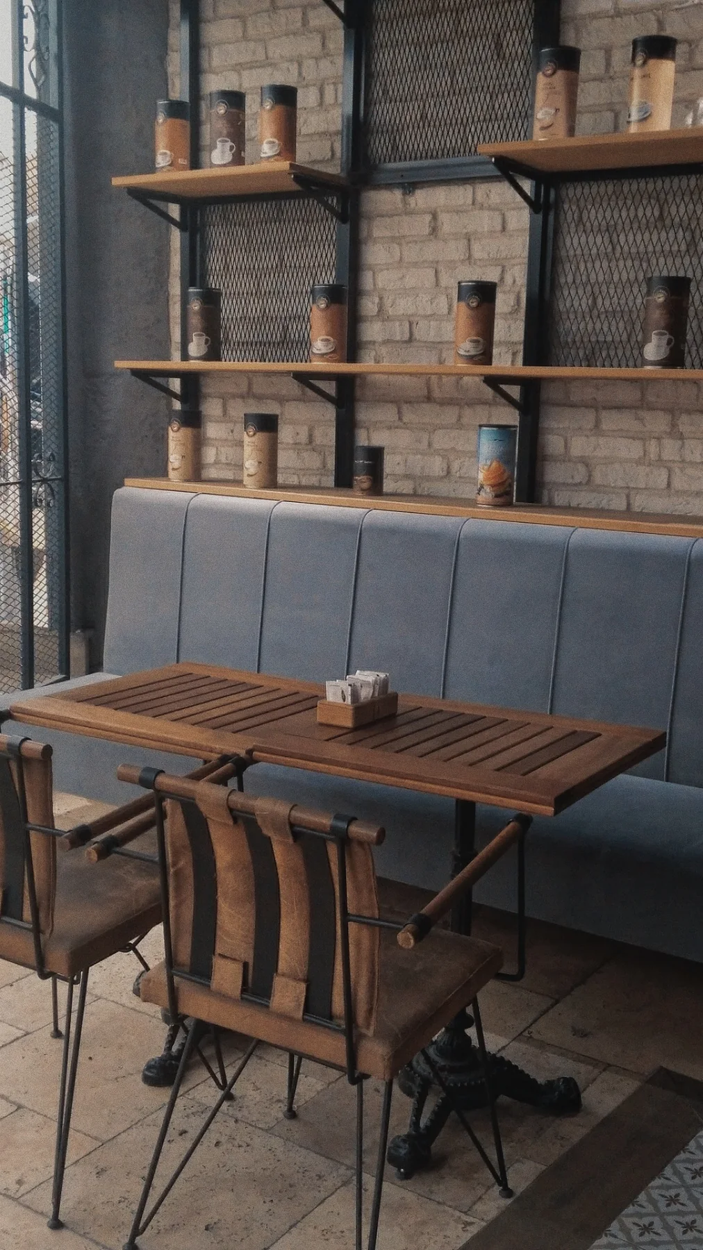 Kafe köşesi.