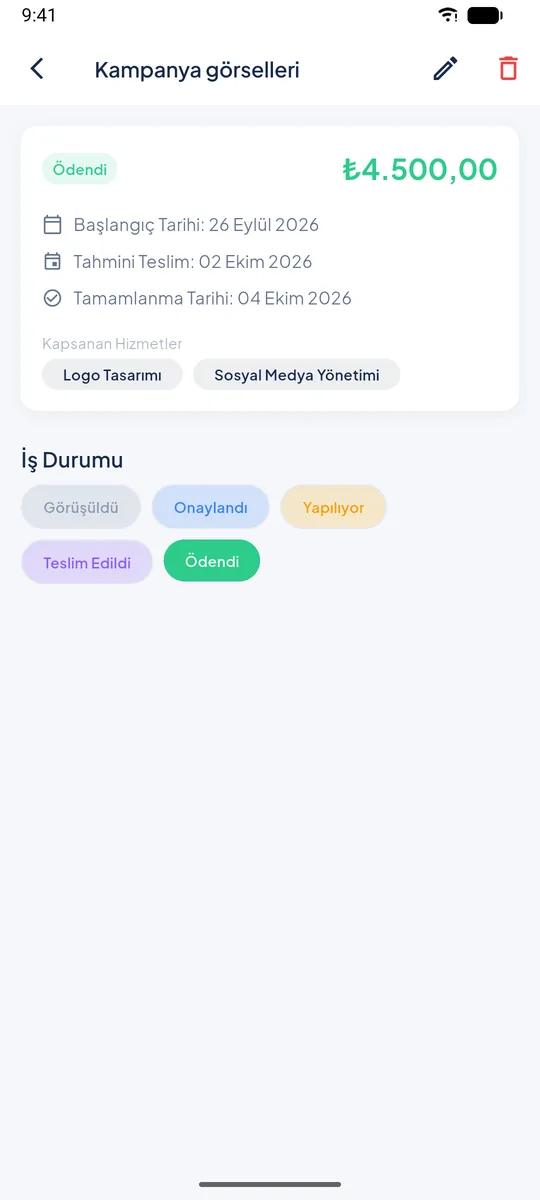 İş detayı