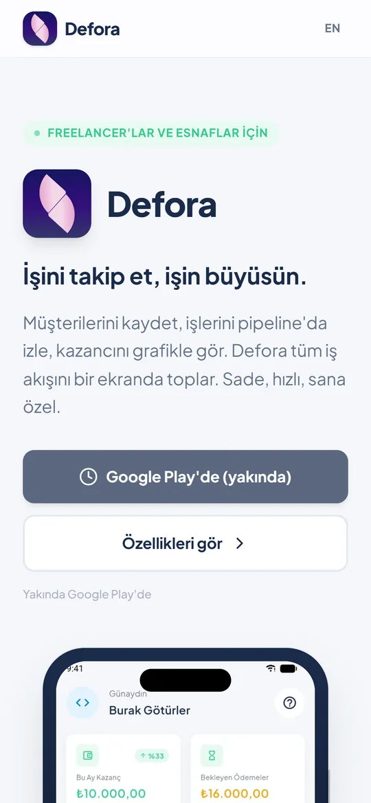 Tanıtım sitesi, mobil