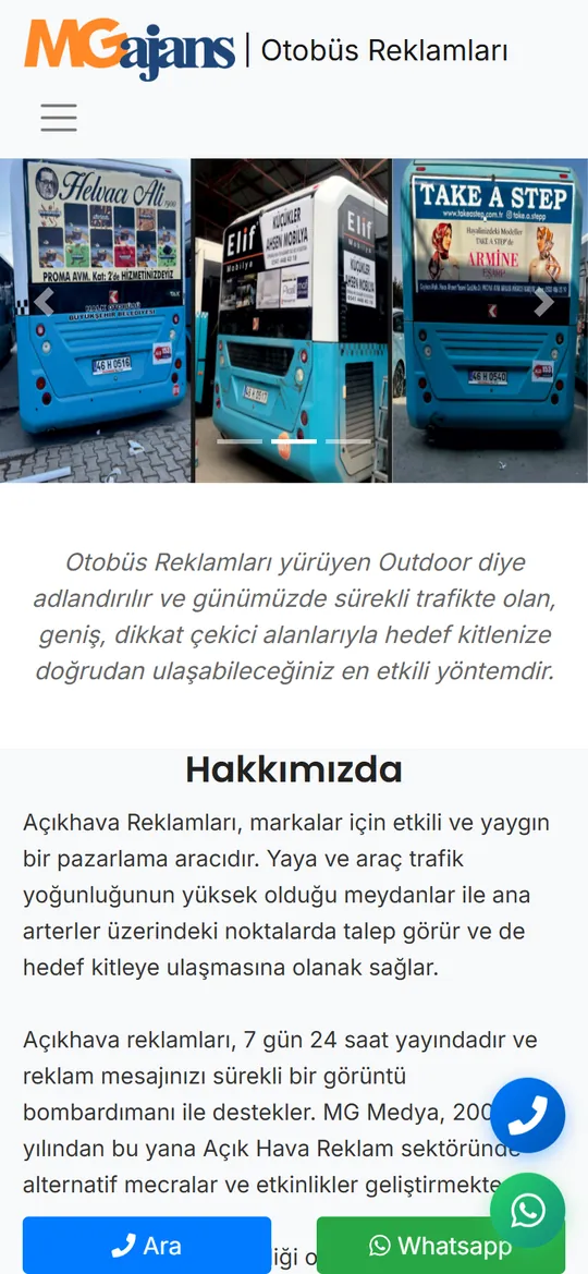 Mobil görünüm