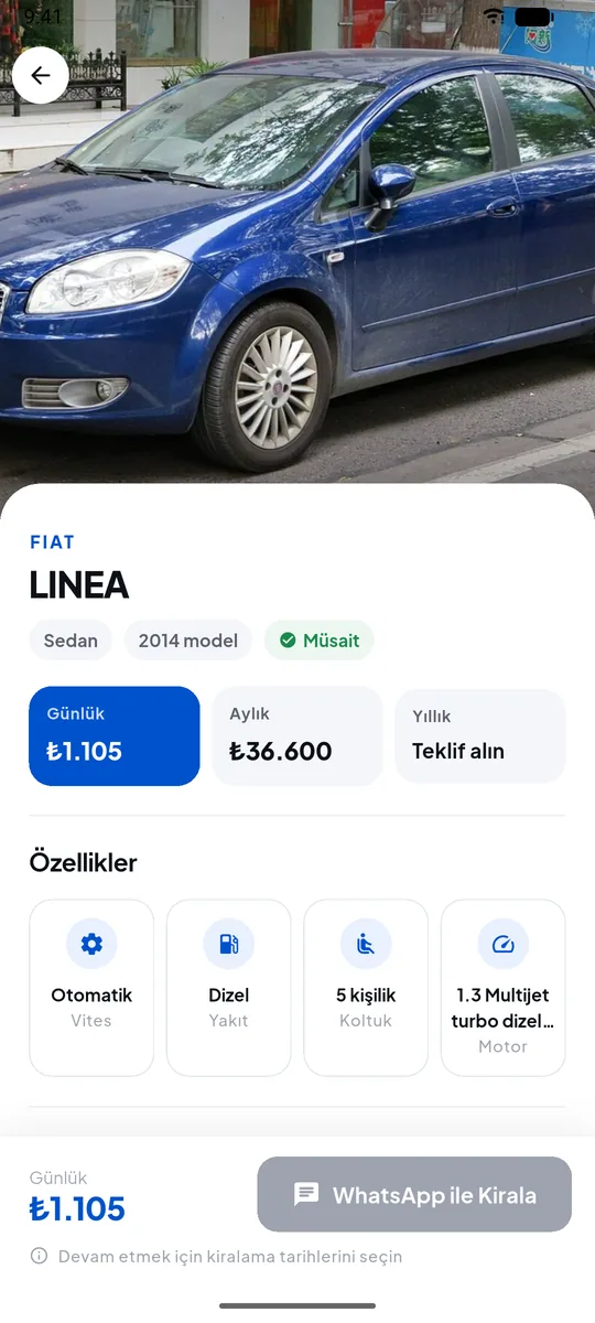 Araç detayı